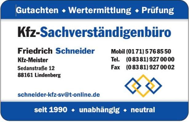Kfz-Sachverständigenbüro Friedrich Schneider