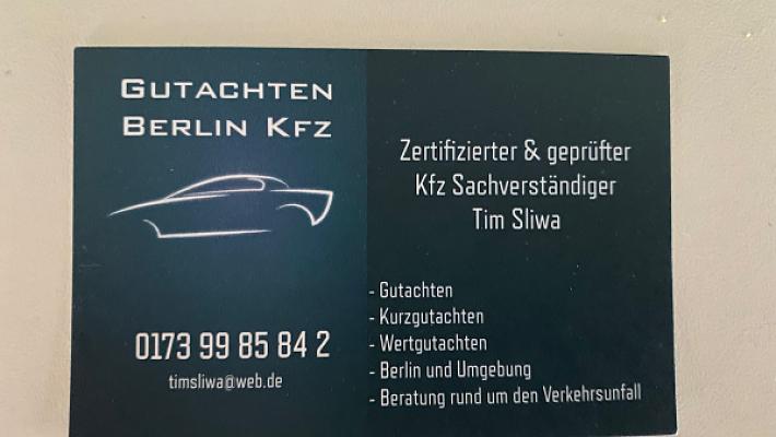 Gutachten Berlin Kfz
