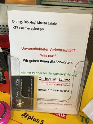 KFZ-Sachverständiger Dr.-Ing. Lahdo Institut für Unfallursachenforschung & KFZ-Gutachten