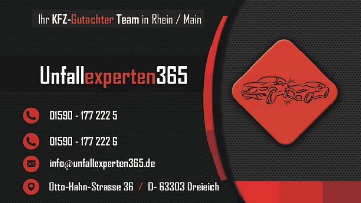 Unfallexperten365 / Ihr KFZ - Gutachter Dreieich - Sachverständiger Team in Rhein / Main