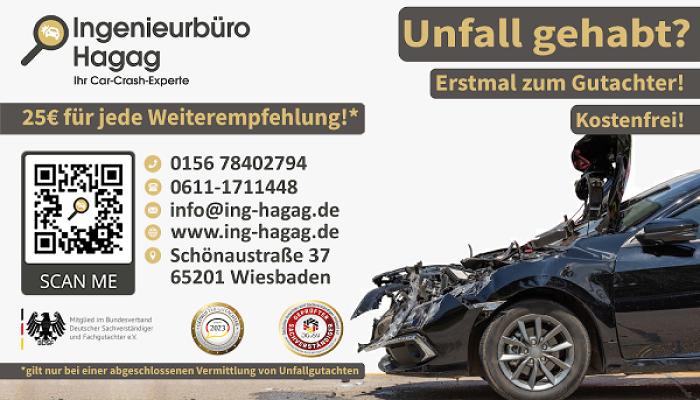 Ingenieurbüro Hagag | KFZ-Gutachter / -Sachverständiger