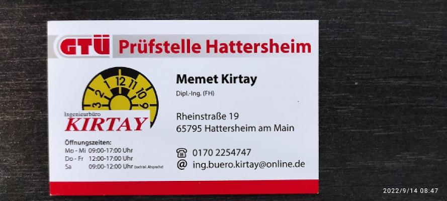 GTÜ KFZ Prüfstelle Hattersheim