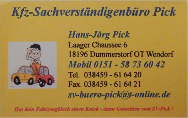 Kfz-Sachverständigenbüro Pick