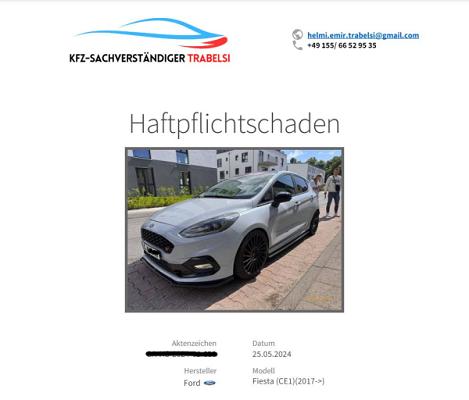Kfz Gutachter Trabelsi 24/7-Service
