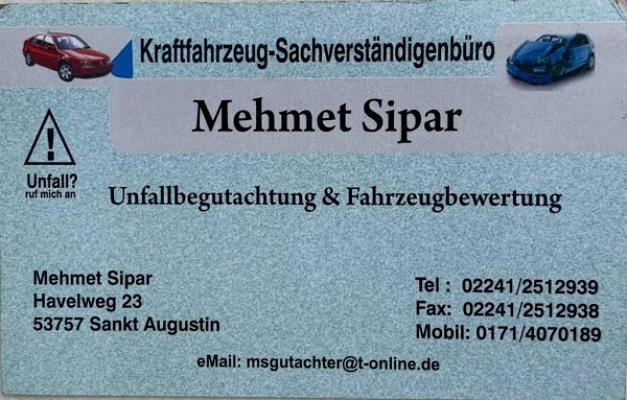 Sachverständiger Mehmet Sipar