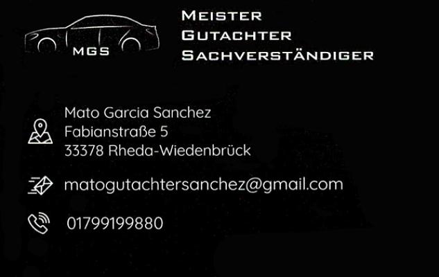 MGS KFZ Meister Gutachter Sachverständiger
