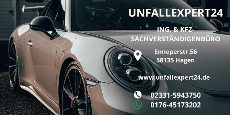 UnfallExpert24 Hagen - ING. & KFZ-SACHVERSTÄNDIGENBÜRO - KFZ GUTACHTER HAGEN - UNFALLGUTACHTER