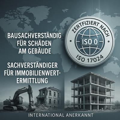 Bausachverständiger Schäden am Gebäude, Immobilienwertermittlung