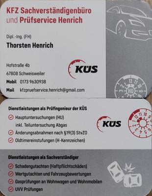 KFZ Sachverständigenbüro und Prüfservice Henrich