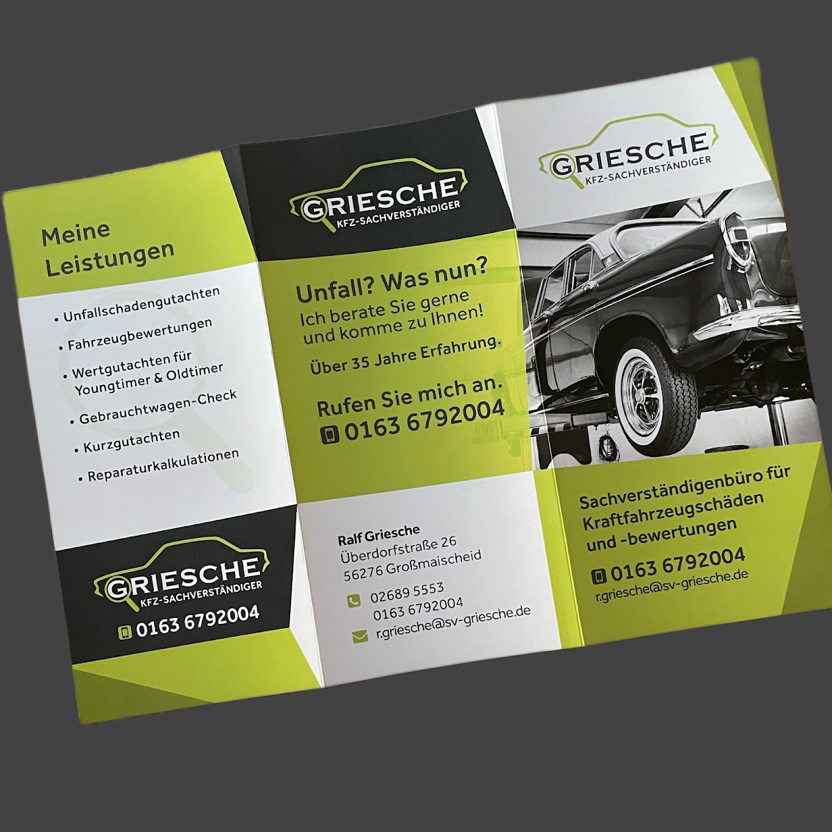 KFZ SACHVERSTÄNDIGER RALF GRIESCHE